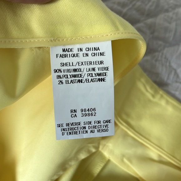 ||NWT|| THEORY•Aifric Sun Ray•Wool Stretch Canvas Shorts• Size 4 - Picture 8 of 9